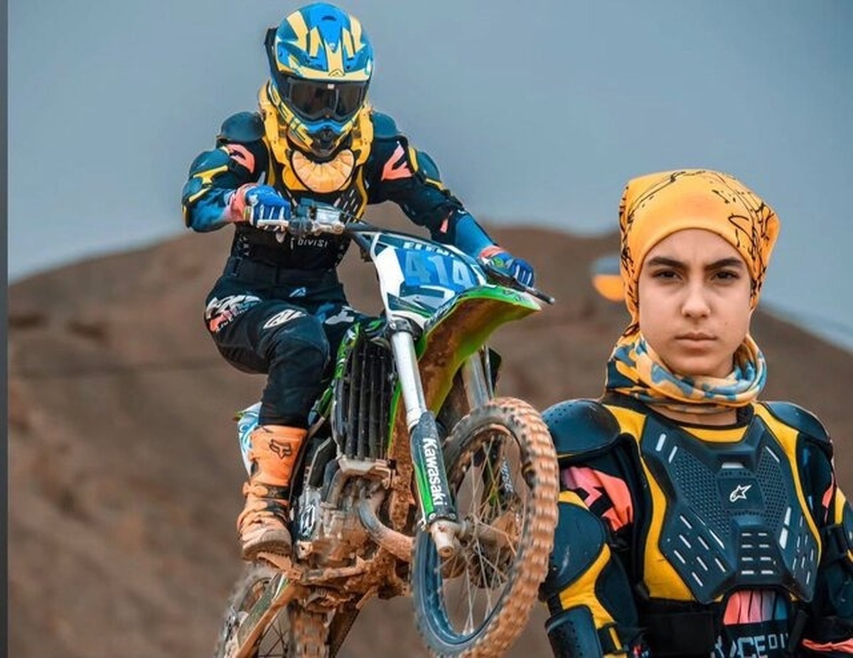 آخرین وضعیت النا معدنی‌پور دختر موتورسوار ایرانی