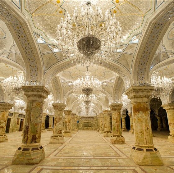 جلوه‌ای فاخر از هنر ایرانی در حرم امام علی(ع)