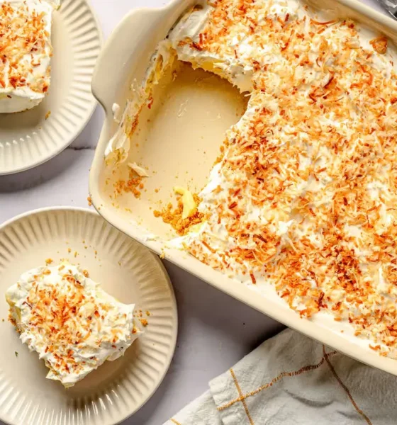 طرز تهیه دسر برفی نارگیلی فقط در یکساعت