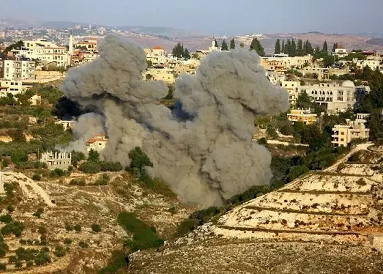 فوری/ حمله گسترده هوایی و زمینی اسرائیل به جنوب لبنان