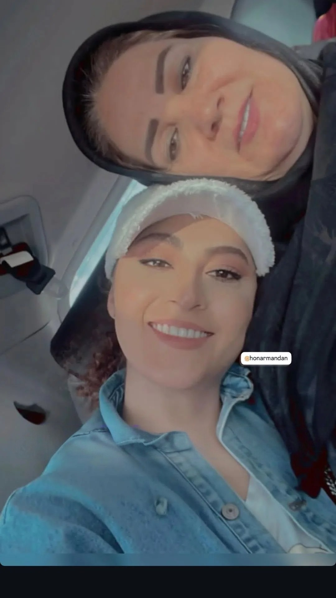 ژست احساسی مریم مومن با لبخند خاص ژست احساسی مریم مومن با لبخند خاص