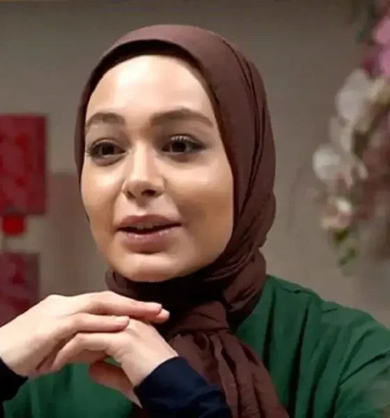 ژست هنری ارغوان سریال دلدادگان با پوشش پاییزی+ عکس