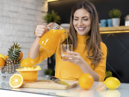 خواص آب پرتقال, آب پرتقال و سنگ کلیه