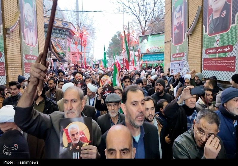 خروش مردم قم علیه اغتشاشگران قم , اغتشاشات ایران , جمهوری اسلامی ایران ,