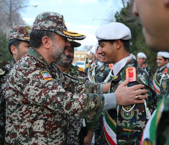 بازدید امیر الهامی از سایت‌های عملیاتی و مواضع دفاعی گروه شهید ظرافتی