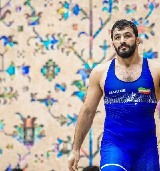 تصاویری عجیب از حسن یزدانی که سوژه اتحادیه جهانی کشتی شد+ عکس