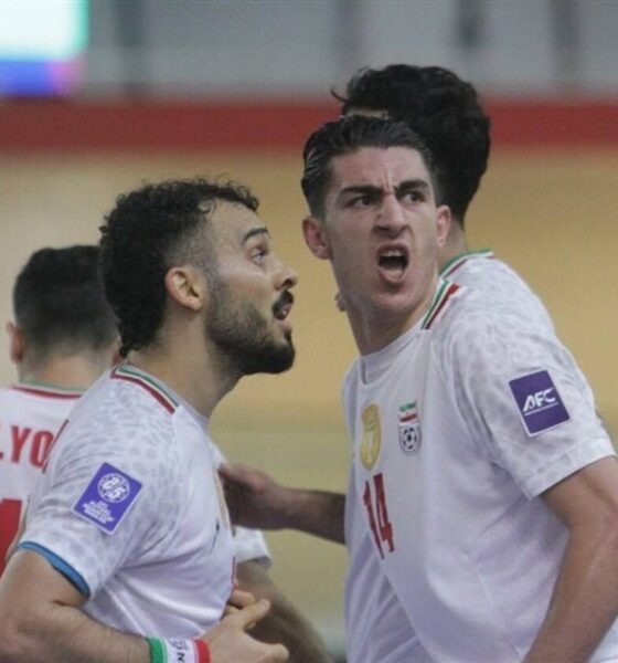 تیم‌ملی فوتسال ایران صدرنشین شد