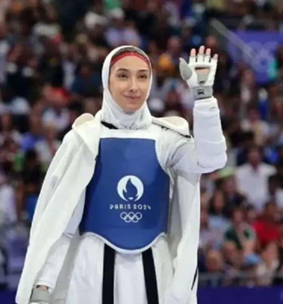 درخشش مدال طلا بر گردن مبینا نعمت زاده