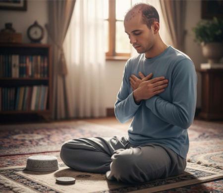 نماز خواندن بعد از کاشت مو نماز خواندن بعد از کاشت مو