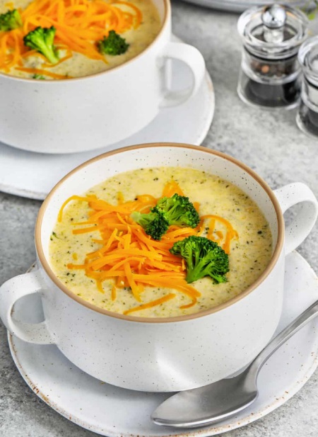 طرز درست کردن سوپ بروکلی چدار سوپ بروکلی چدار