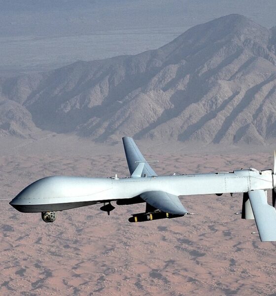 پرواز پهپاد ایرانی به سمت ناو هواپیمابر لینکلن + عکس