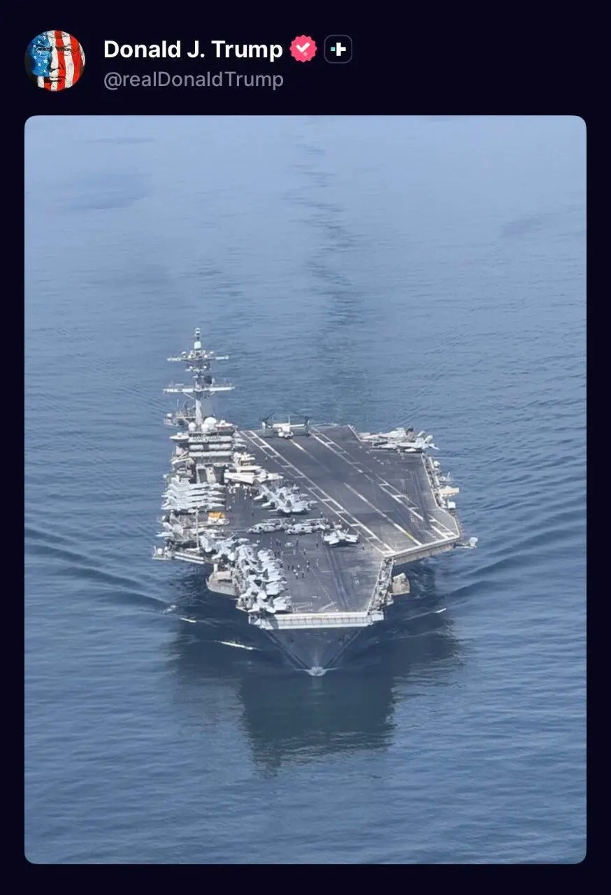 پیام عجیب ترامپ در تروث سوشال خطاب به ایران / ماجرای عکس مرموز چیست؟ پیام عجیب ترامپ در تروث سوشال خطاب به ایران / ماجرای عکس مرموز چیست؟