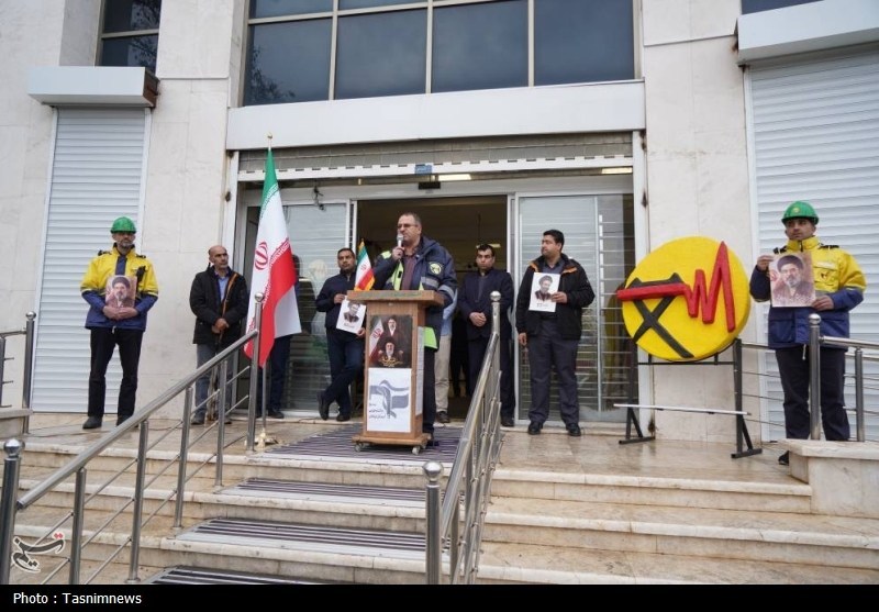 اجتماع مردمی و دانشجویی در حمایت از صنعت برق زنجان