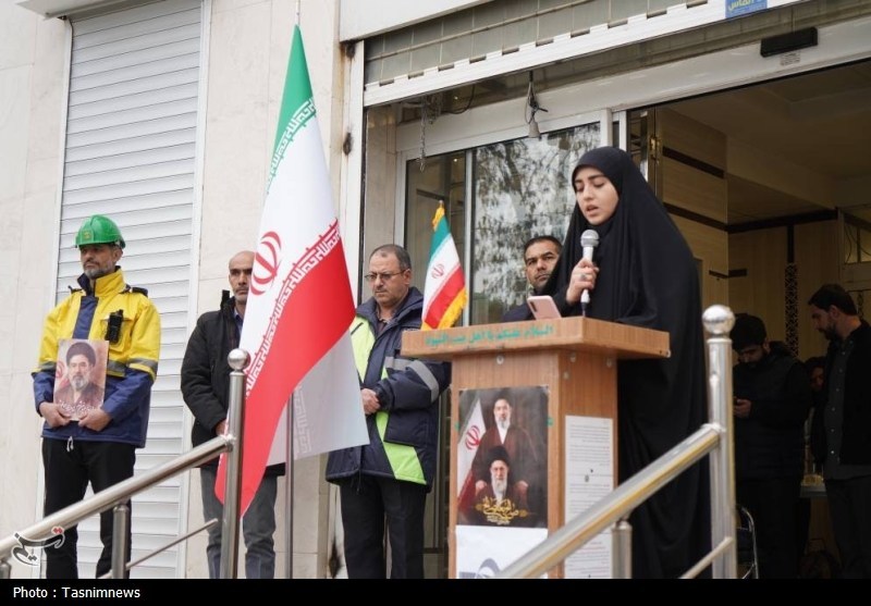 اجتماع مردمی و دانشجویی در حمایت از صنعت برق زنجان