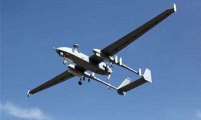 انهدام پهپاد متخاصم هرون اسرائیلی در استان مرکزی + عکس