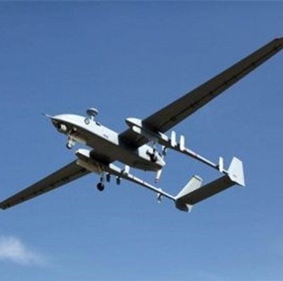 انهدام پهپاد متخاصم هرون اسرائیلی در استان مرکزی + عکس