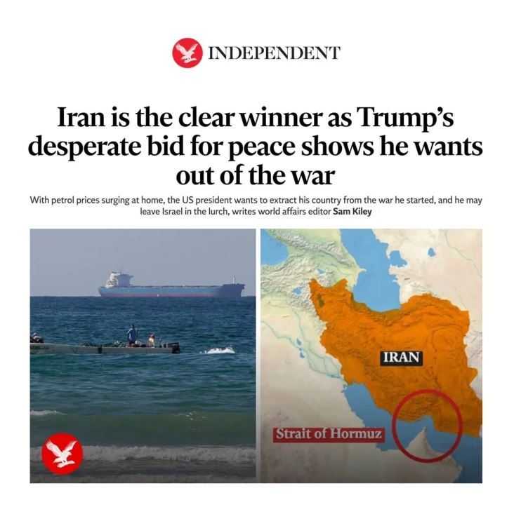 برنده قطعی جنگ از دیدگاه ایندیپندنت