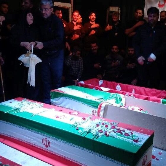 تشییع 6 شهید در قزوین با حضور مردم عزادار و غیور