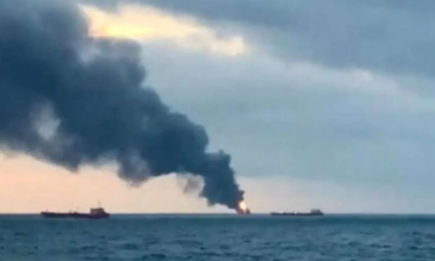 خلیج فارس لرزید / یک نفتکش در شمال ابوظبی منفجر شد