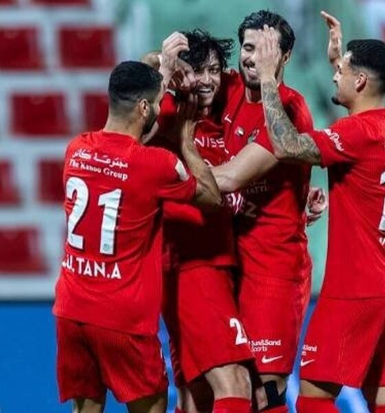 سردار آزمون شباب الاهلی در لیگ امارات را صدرنشین کرد