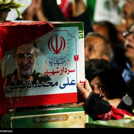 سنگ‌تمام کاشانی‌ها در تشییع شهید نائینی/آغوش گرم مردم برای صدای سپاه