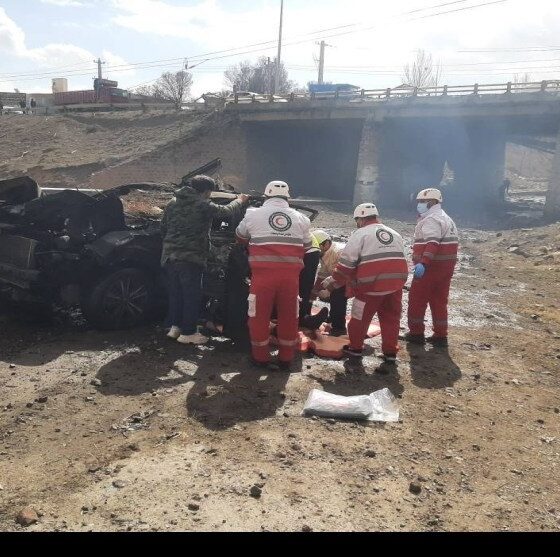 شهادت 5 نفر در پی حمله هوایی به زیرگذر جاده تبریز–بستان‌‌آباد