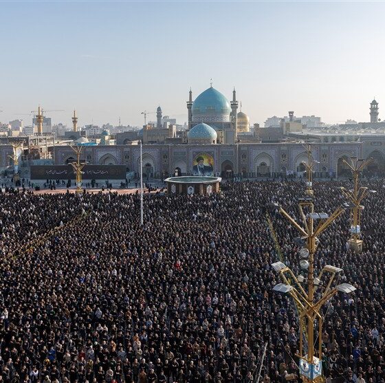 نماز عید فطر در حرم مطهر رضوی+تصاویر