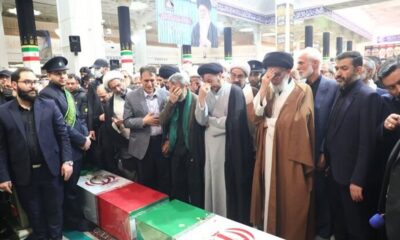 پیکر وزیر اطلاعات در قم تشییع شد / بدرقه مردم پس از نماز عید فطر