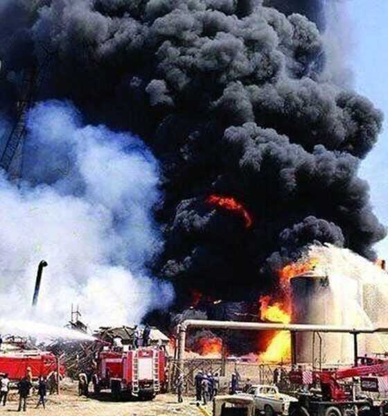 آتش‌سوزی گسترده در یک پالایشگاه در آستانه افتتاح/ ماجرا چه بود؟