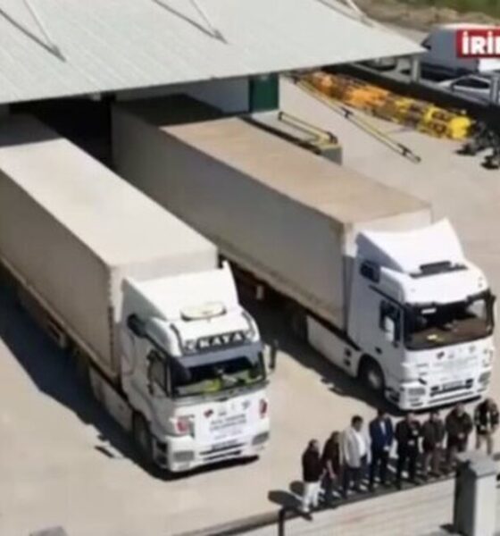 آغاز ارسال کمک‌های انسان‌دوستانه از ترکیه به ایران