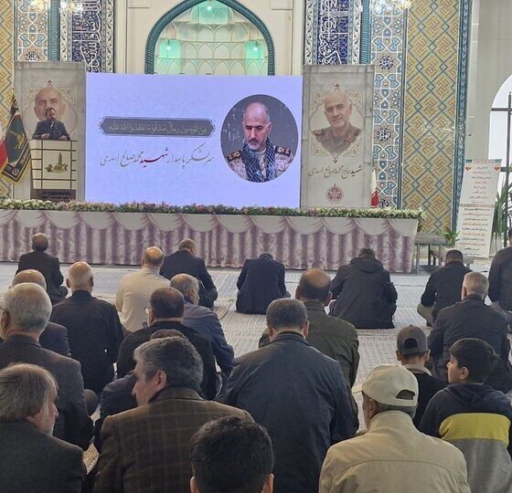 آیین بزرگداشت چهلمین روز شهادت سرلشکر پاسدار محمدصالح اسدی برگزار شد