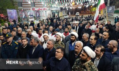 اجتماع باشکوه مردم بیله سوار در شب پنجاه و دوم