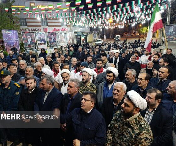 اجتماع باشکوه مردم بیله سوار در شب پنجاه و دوم