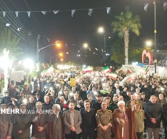 اجتماع مردم «آستارا» در پنجاه و دومین شب از شهادت قائد امت