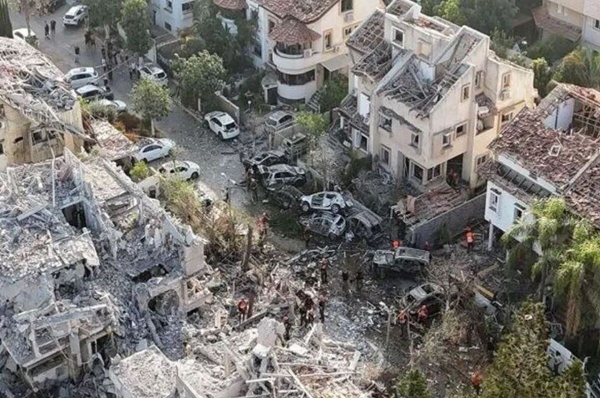 اصابت موشک ایران به مقر وزرات جنگ اسرائیل