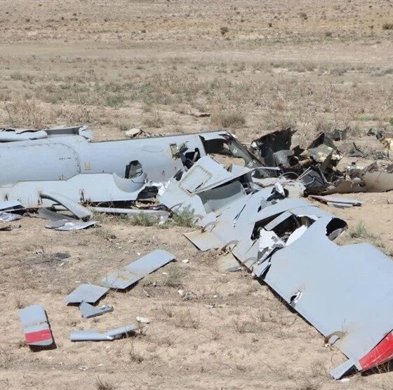 انهدام پهپاد آمریکایی ـ صهیونی در آسمان استان مرکزی