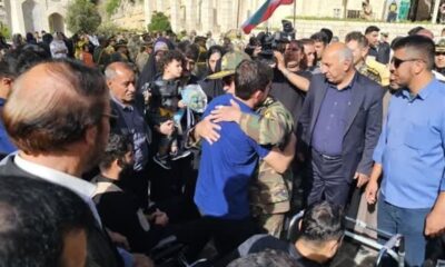 بازگشت 9 تن از دریادلان ناوچه دنا به شیراز + تصاویر