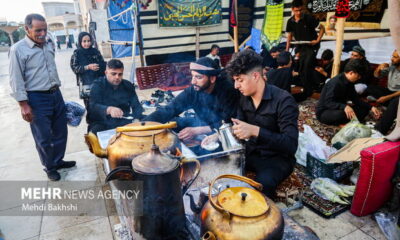 برپایی موکب توسط موکب داران عراقی در جزیره هرمز