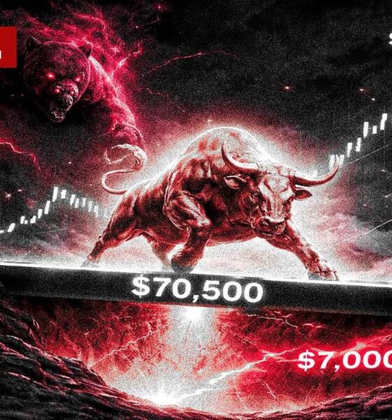 بیت‌کوین در آستانه سقوط دوباره؛ حمایت ۷۰ هزار دلار آخرین سنگر گاوها