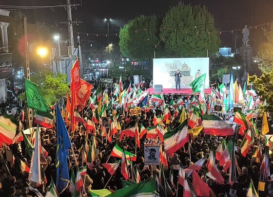 تجمع مردم «ایرانشهر» در پنجاه و هفتمین شب از شهادت قائد امت