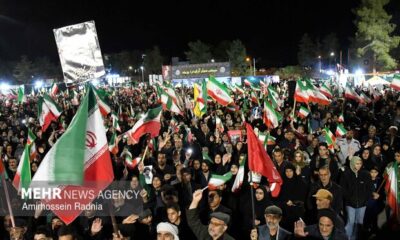 تداوم حضور مردم بیرجند در خیابان‌ها