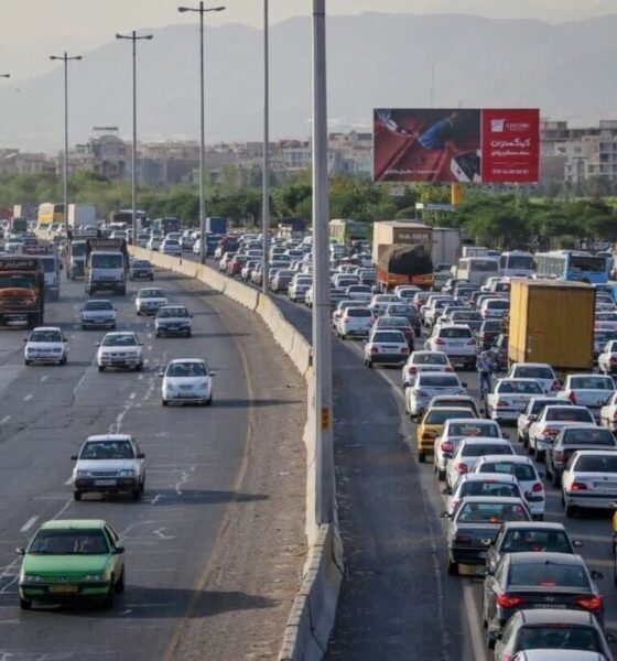 ترافیک سنگین در آزادراه قزوین–کرج–تهران/چند محور مهم مسدود شد