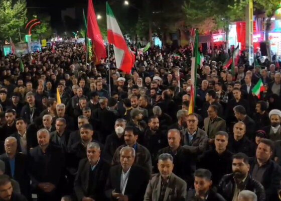 تکرار حماسه آفرینی مردم میاندوآب در خیابان