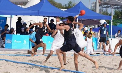 تیم ملی هندبال ایران برابر چین به برتری رسید