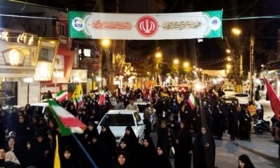 حضور حماسی مردم آستانه اشرفیه در پنجاه و هشتمین قرار شبانه