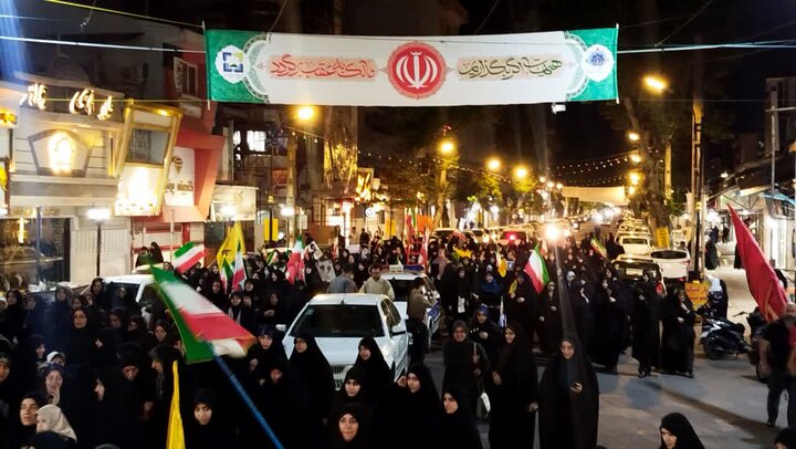 حضور حماسی مردم آستانه اشرفیه در پنجاه و هشتمین قرار شبانه