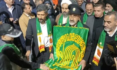 حضور خادمان رضوی در اجتماع باشکوه مردم آزادشهر