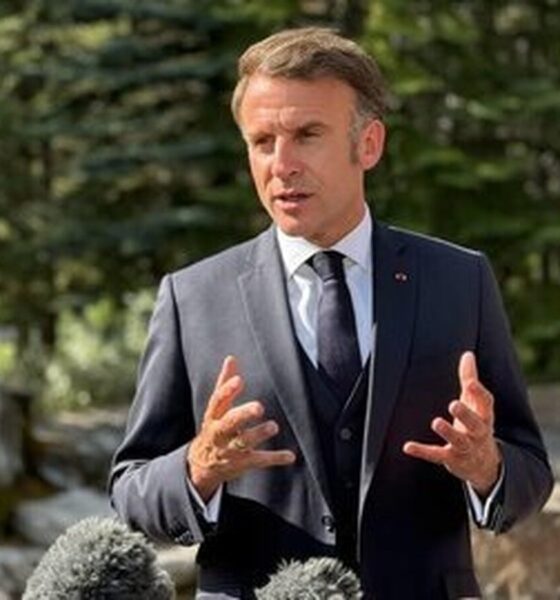 رئیس جمهور فرانسه در موضوع آتش‌بس طرف ایران را گرفت