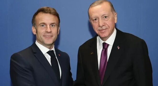 رایزنی اردوغان و مکرون درباره تنگه هرمز