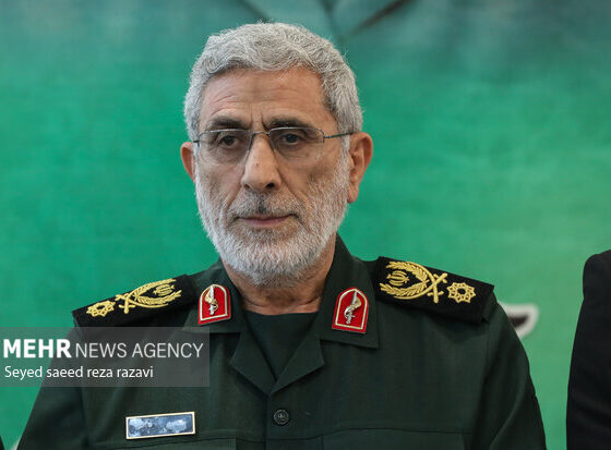 سردار قاآنی: امروز تمرکز بر حمایت از حزب الله است